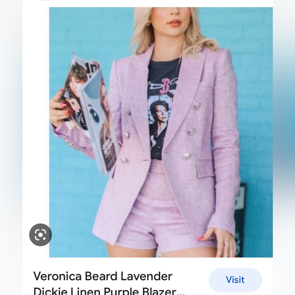 Veronica Beard set size 10 jacket and shorts